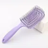 Peine de Masaje para Peluquería de Cabello Liso y Hueco Doble Propósito Húmedo y Seco Portátil Venta al por Mayor