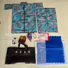 Conjunto de Roupas de Tecido Espesso com 8 Peças para Funeral e Ofertas Sacrificiais, Conjunto de Roupas de Tecido Espesso para o Festival Qingming, Roupas, Roupa de Cama e Conjunto de Sapatos
