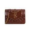 Bolsa de Ombro com Corrente para Axila Feminina 2025 Nova Clássica Moda Tendência Popular Estilo Quente Versátil Transversal Bolsa Feminina