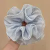 Lazo para el cabello suave y de alta gama, Moño para el cabello estilo perezoso, Estampado de leopardo Nuevo Scrunchie Grande 2026