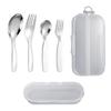 Cuchara para Niños de Acero Inoxidable 304 Cuchara China de Fondo Plano Cuchara Corta Cuchara para Alimentar Bebés Cuchara para Bebés