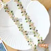 Encaje de flor pequeña tridimensional de color spot de 2 cm, soluble en agua, para tirante de sujetador, cuello, accesorios hechos a mano para manualidades