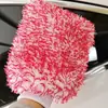 Soporta la personalización de Guantes Mágicos de Terciopelo para Lavado de Autos, Guantes Espesos de Microfibra Terciopelo Coral para Limpieza de Autos y Logo Personalizado para Autos