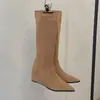 Botas Longas Chuyuji para Aumentar a Altura para Mulheres 2026 Outono/Inverno Novo Estilo Salto Plataforma Alto Emagrecedoras Longas Retas Moda Botas de Equitação