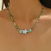 Collar de Verano Dopamina con Cuentas Transfronterizo Dulce Colorido Cuentas de Arroz Cadena para Clavícula de Concha Cerámica Estrella de Mar