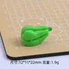 Juguetes de Comida Vegetal Estéreo Simulados Accesorios para Joyería Hechos a Mano DIY Pegamento de Crema Resina Pequeños Accesorios Adornos para Pasadores Materiales