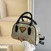 Bolso Retro Transfronterizo para Mujer 2025 Nuevo de Moda Versátil Bolso Cruzado Casual Bolso de Hombro tipo Bowling