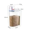 Contenedor de Arroz Estilo Japonés para Uso Doméstico, Frasco de Almacenamiento, Contenedor Sellado a Prueba de Insectos y Humedad para Harina, Caja de Almacenamiento de Granos, Comida para Gatos, Comida para Perros