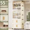 Em estoque Casa Sem Instalação Guarda-Roupa de Bebê Armário de Armazenamento para Recém-Nascidos Guarda-Roupa Dobrável para Roupas Infantis Guarda-Roupa sem Furos