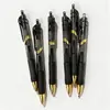 Bolígrafo de Gel Retráctil K35 Bolígrafo de Carbono 0.5mm Negro Aprendizaje Estudiantil Bolígrafo de Bola Bolígrafo para Firmar Reuniones Papelería de Oficina