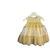 ¡Leche zumbando! Estilo Vacaciones Hada Tesoro Vestido Estilo Coreano Ropa de Verano Para Niños de 1 a 7 Años Malla con Borde de Oreja Vestido Princesa