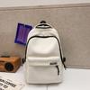 Mochila Escolar para Mujer Estilo Coreano Color Sólido Fresca Estudiante de Bachillerato Superior Universitario Mochila Estilo Campus Estilo Mori Mochila Simple Mochila para Mujer