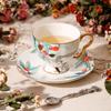 Conjunto de Xícaras de Café de Cerâmica Jingdezhen Personalizado Presente para Chá da Tarde Presente de Aparência Sofisticada para o Festival do Barco-Dragão Lembrança de Casamento