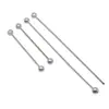 Cuerda de alambre de acero trenzado no dispersante, soldadura por puntos rugosa de 3 mm, cabeza de zinc fundido a presión, cabeza redonda de 12 mm, accesorios de cable de freno, cuerda de eslinga