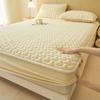 Funda de cama de algodón de terciopelo de leche de grado materno-infantil, gruesa, individual y doble, con almohadilla protectora, venta transfronteriza.