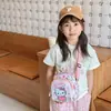 Bolsa Infantil de Celebridad de Internet para Niñas, Bolso Cruzado de Moda Casual, Billetera de Monedas de Dibujos Animados Lindos, Bolso Pequeño Cuadrado de Hombro para Niña a la Moda