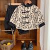 Ropa para niños 2024, camisa Hanfu para niños, ropa de Año Nuevo para niños, hermoso nuevo traje Tang chino, camisa de estilo antiguo, ropa de primavera fina