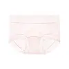 Cueca Boxer com Estampa Fofa de Seda Gelada para Mulheres, Cintura Média, Antibacteriana, Gancho de Algodão Estendido, Elástica, Sem Costura, Sensação Nua, Roupa Íntima para Meninas