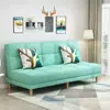 Sofá cama moderno en forma de L para apartamento pequeño, sofá largo de doble uso integrado, en stock, cama plegable doble
