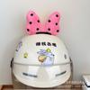 Decoración de coche eléctrico alas pequeñas casco orejas personalizadas lente de casco pegatina de cola decoración de lazo pequeños accesorios