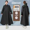Capa de Chuva para Patinetes Elétricos, Estilo Longo, Proteção Completa Contra Tempestades, Unissex para Adultos, com Mangas, Adequada para Pedalar, Poncho de Chuva para Bicicleta Elétrica