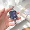 Correa de Metal Hexagonal de Panal de Abeja para Reloj Compatible con Apple Watch iWatch 12ª Generación 11/10