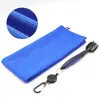 Set de Toallas de Golf Transfronterizo Juego de Tres Piezas Microfibra Tejido de Gofre Limpieza de Bolas En Stock Cuadrícula de Piña Toalla Deportiva