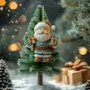 Stock Spot Navideño Acrílico Plano Papá Noel Decoración Festiva Adornos para Árbol de Navidad Decoraciones para Árbol de Navidad Adornos Colgantes