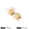 Cuentas de Acero Inoxidable con Agujero Pasante Corazón de Melocotón Trébol de Cuatro Hojas Pata de Gato Cuentas Espaciadoras diy Cuentas Sueltas Pulsera Collar Accesorios de Joyería