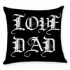 Amazon Wish Cruzada Nueva Funda de Almohada Impresa para el Día del Padre Almohada para Coche Regalo del Día del Padre