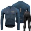 Traje de Ciclismo Pas Manga Longa Jersey de Ciclismo para Bicicleta de Estrada Top Secagem Rápida Absorção de Suor Respirável Bicicleta de Montanha