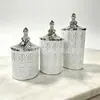 Frasco de almacenamiento estilo europeoFrasco de almacenamiento de lujo ligeroFrasco para té, snacks, dulcesFrasco de plástico sellado