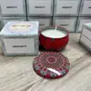 Vela de Aromaterapia Sin Humo Transfronteriza Sudeste Asiático Lata de Hojalata Flor Seca Cera de Soja Hecha a Mano Fragancia para Dormitorio Regalo