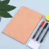 Cuaderno de pizarra blanca portátil borrable A5 pizarra pequeña bloc de notas de escritorio tablero de mensajes tablero de escritura para notas borrables