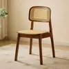 Cadeira de Rattan Retrô Kaman para Catering Comercial, Loja de Chá com Leite, Pousada, Lazer, Cadeira de Madeira Maciça, Cadeira Kaman Chandigarh