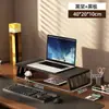 Suporte de Monitor de Mesa Organizador de Mesa de Computador de Escritório Ajustável em Altura Armazenamento de Mesa Suporte para Laptop