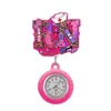 Lindo Dibujo Animado Brillante Elástico Pinza para Insignia de Enfermera Doctor Reloj de Bolsillo de Hospital Reloj de Pecho Pinza Telescópica Reloj para Colgar