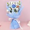Producto Terminado de Girasol Tejido a Mano, Ramo de Hilo, Regalo de Vacaciones, Flores Artificiales Tejidas Simuladas, Venta al por Mayor Transfronteriza