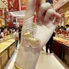 Año del Caballo Pony Dorado Cadena para Teléfono Colgante Año Nuevo Hazte Rico Pronto Llavero Regalo Promocional de Negocios Venta al por Mayor Personalización
