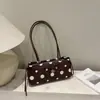 Cross2026 Otoño Nuevo Elegante Versátil Bolso de un Solo Hombro Alta Apariencia Viaje al Trabajo Diseño de Nicho Bolso de Mano de Lunares Bolso de Axila