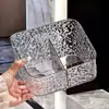 Caja de Almacenamiento de Cosméticos de Lujo para Tocador de Escritorio, Organizador de Lápices Labiales y Productos para el Cuidado de la Piel, Estante de Gran Capacidad de Acrílico con Patrón de Ondas de Agua