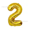 Versión US 32 pulgadas dorado digital aluminio globo decoración de cumpleaños habitación de boda escena de fiesta de bodas diseño flotante helio aire