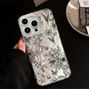 Capa de Celular Maçã Borboleta Floral Desenho de Linha para iPhone 17 Promax Anti-Queda Capa Protetora de Casca Dura Toque de Celular Fosco