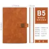 Cuaderno 2024 Nuevo Alto Valor de Color a5 Engrosado Negocio Trabajo Oficina Cuero Exquisito Avanzado Reunión