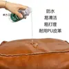 Otomana de Almacenamiento Sofá Perezoso Puf de Cuero Almacenamiento Bolsa de Almacenamiento para el Hogar Se Puede Usar para Sentarse, Rellenar con Ropa Vieja Taburete con Forma de Hamburguesa