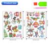 Pintura de Diamantes Navideña Nueva Transfronteriza Hecha a Mano DIY Kit de Materiales sin Marco Pintura de Diamantes Juguetes para Niños de PVC