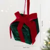 Novo produto transfronteiriço Natal 8cm ornamento de bola de Natal de veludo, bola de decoração de árvore de Natal de espuma de veludo atacado