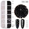 Nail art lantejoulas joias 12 grade glitter pó misto fluorescente fosco cinco pontas estrela coração arco redondo esmalte gel