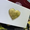 Shuibeite Mismo Estilo Oro Puro 999 Pastel de Oro Grande 50mg Pastel de Oro 520 Regalo para Novio o Novia