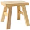 Taburete pequeño de madera antiguo Taburete para adultos Madera maciza Cuadrado Sala de estar Taburete pequeño Taburete de baile engrosado de cuatro patas Banco pequeño